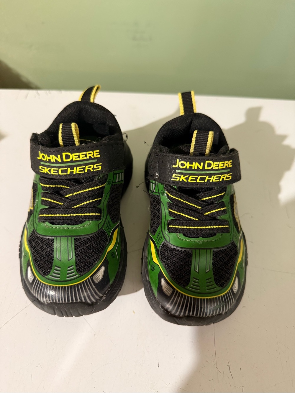 John Deere Skechers toddler sneakers